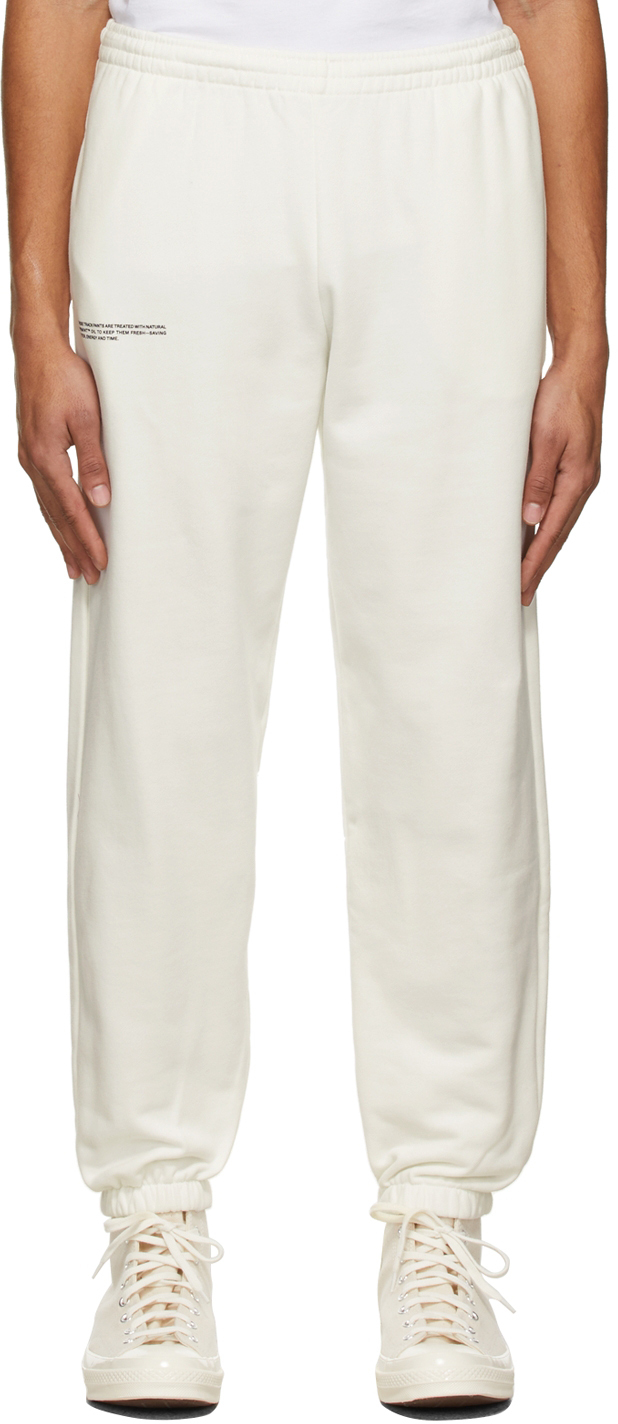 Off-White drawstring track pants - 301 ANGORA WHITE