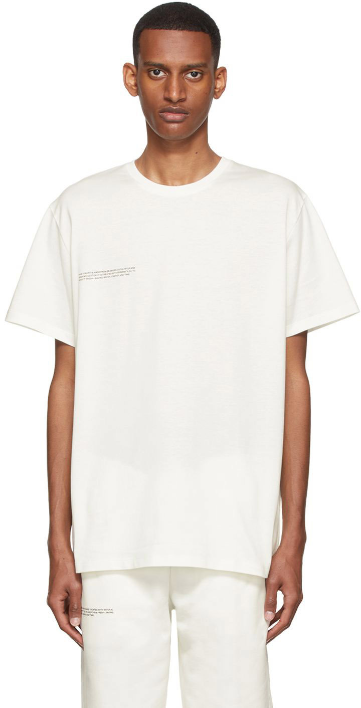 PANGAIA: White Organic Cotton T-Shirt | SSENSE