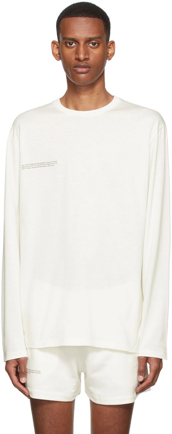 PANGAIA: オフホワイト オーガニックコットン Tシャツ | SSENSE 日本