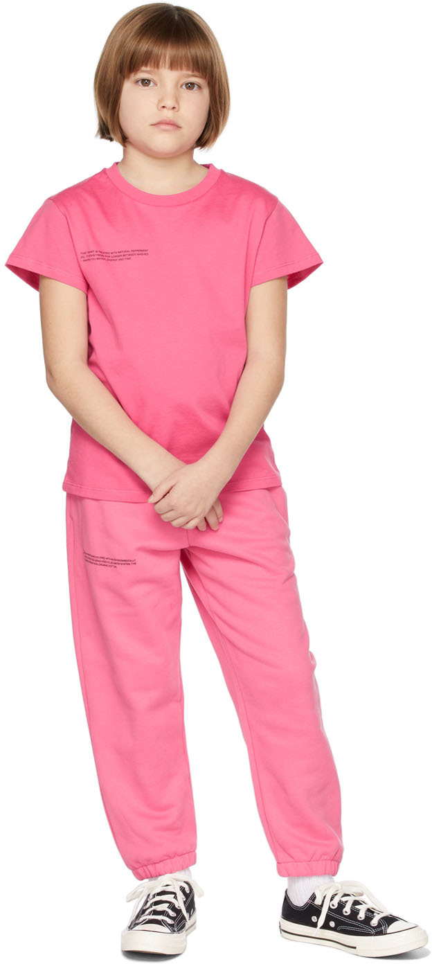 Ssense Abbigliamento Top e t-shirt T-shirt T-shirt a maniche corte Kids Pink Organic Cotton 365 T-Shirt 