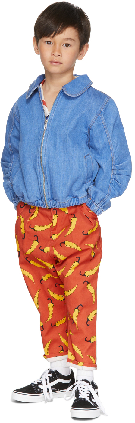 Kids Red André Chillis Trousers