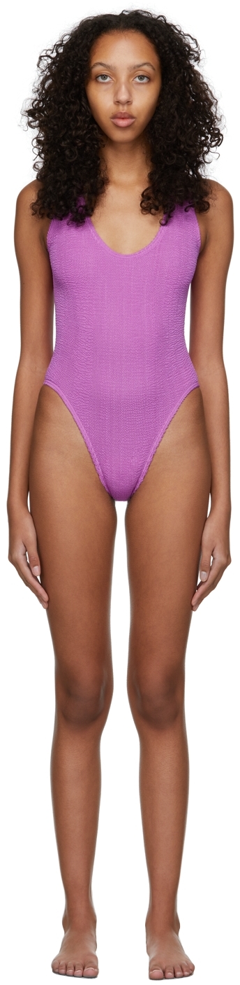 Bond-Eye Purple Mara One-Piece Swimsuit