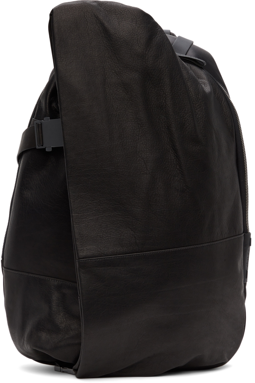Côte&Ciel: Black Medium Isar Alias Backpack | SSENSE UK