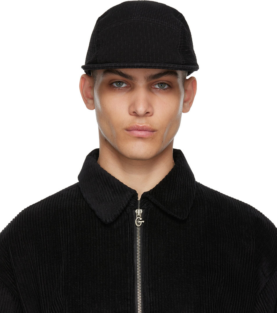 BYBORRE: Black Organic Cotton Cap | SSENSE