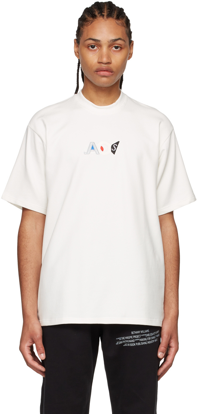 【関税込み】Bethany Williams ホワイト コットン Tシャツ Bethany Williamsのホワイト コットン Tシャツがセール中