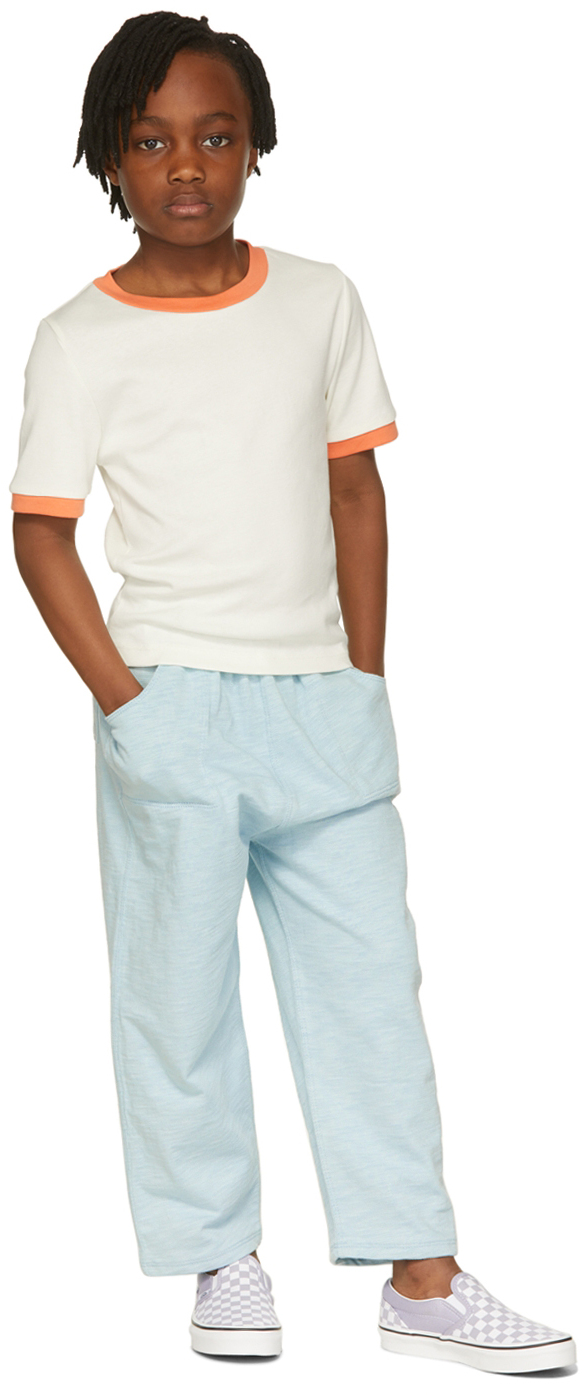 Misha And Puff Kids Blue Camp Lounge Pants In 408 Steel Blue | ModeSens