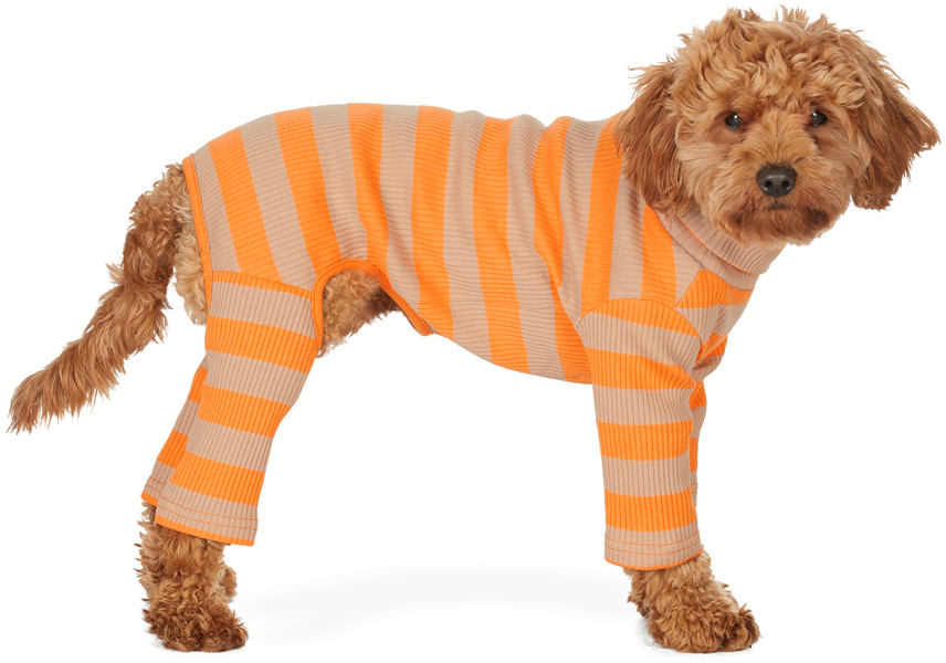Ssense Donna Abbigliamento Top e t-shirt Body Orange & Beige Peanut Butter Bodysuit 