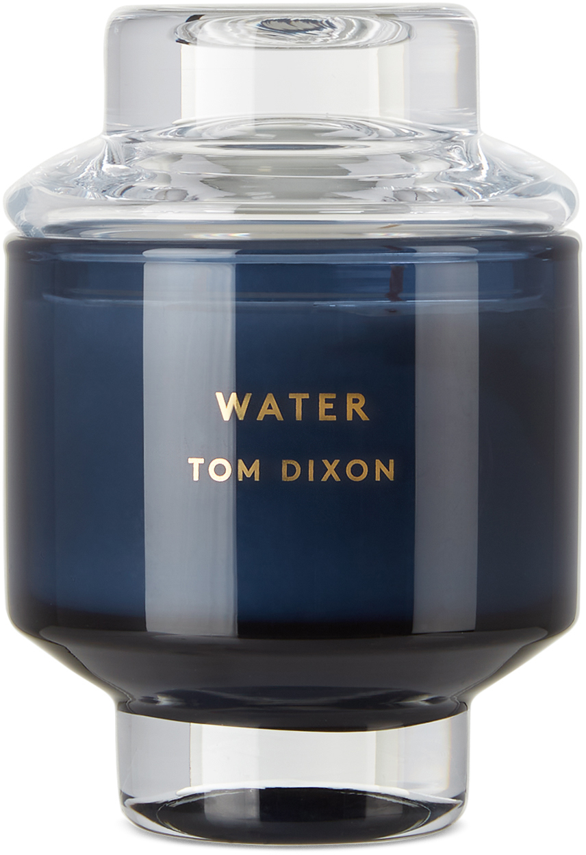 Shop Tom Dixon Blue Elements Water Candle Medium