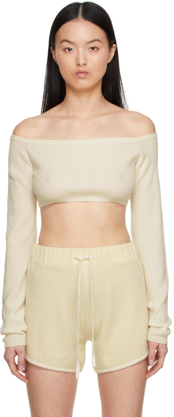 Lisa Yang SSENSE Exclusive Off-White Gina Sweater