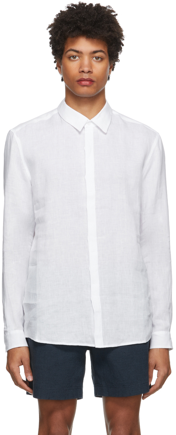 COMMAS White Linen Shirt