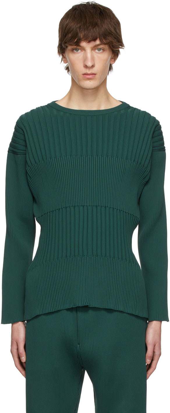 CFCL: Green Recycled Polyester Sweater | SSENSE