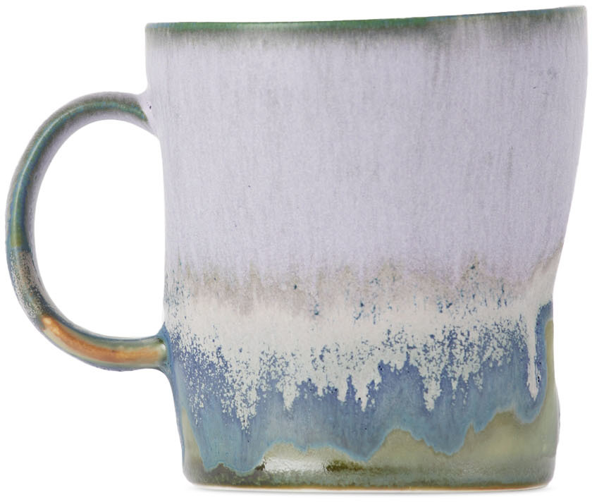 Sgw Lab Blue Distorted Gt007 Mug In Green/blue