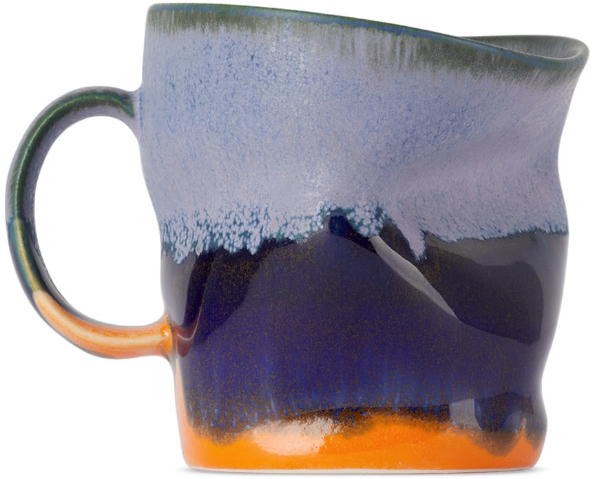 Sgw Lab Multicolor Distorted Bt027 Mug In Orange/purple