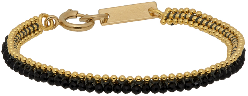 Gold & Black Cesaria Bracelet