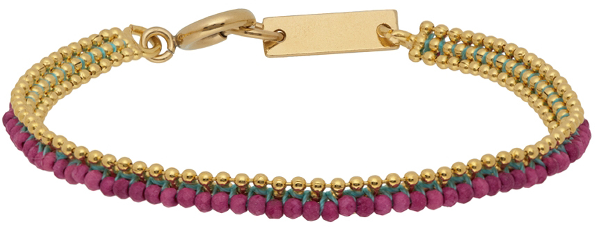 Gold & Pink Cesaria Bracelet
