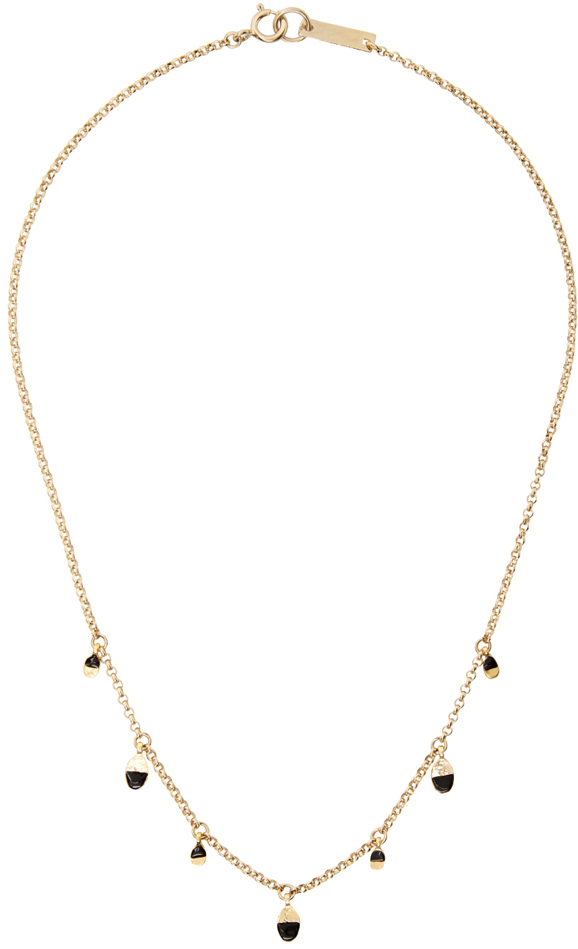Gold New Leaves Choker by Isabel Marant 