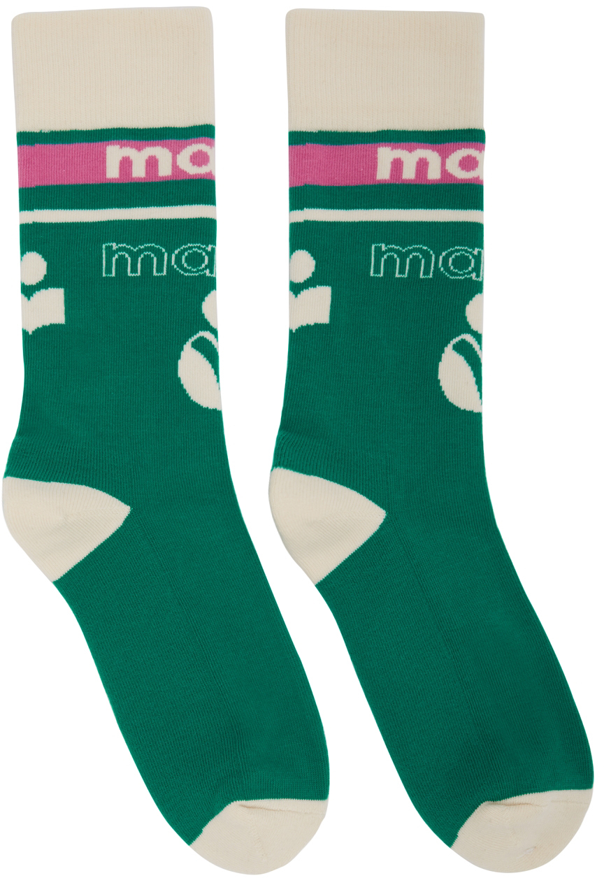 Isabel Marant Green Silouh Socks