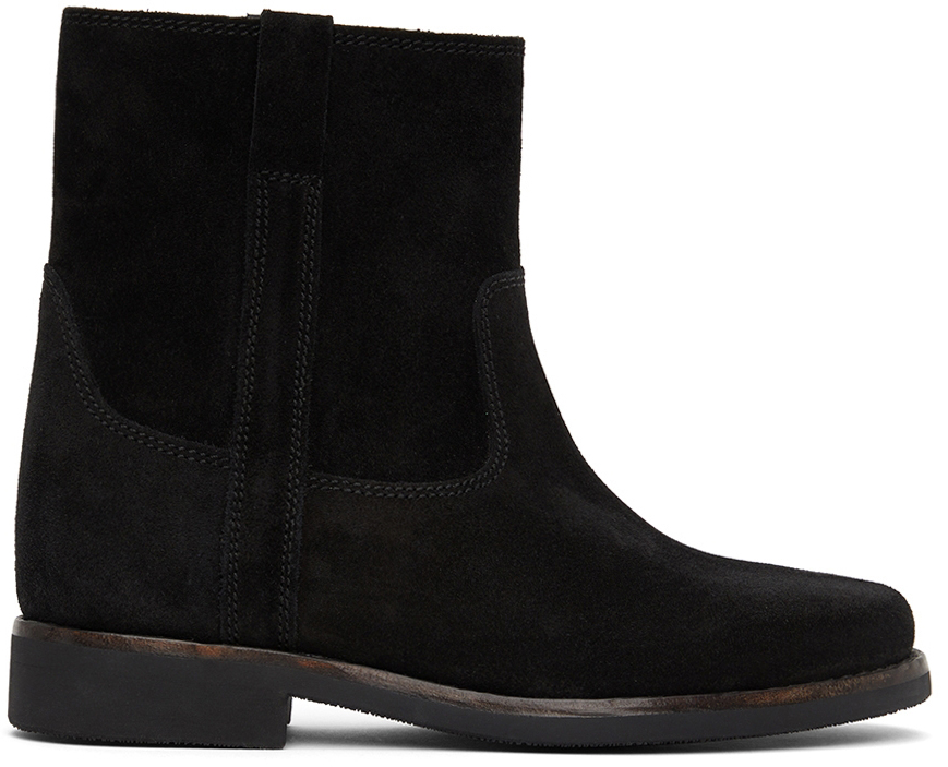 Black Suede Susee Boots