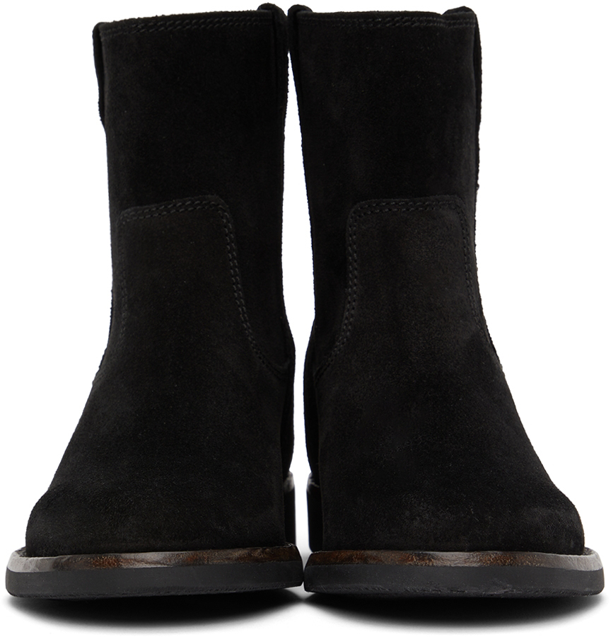 Shop Isabel Marant Black Suede Susee Boots In 01bk Black