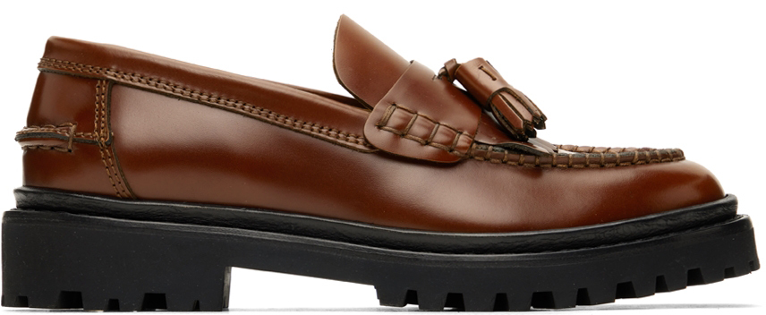 Isabel Marant Brown Leather Frezza Loafers