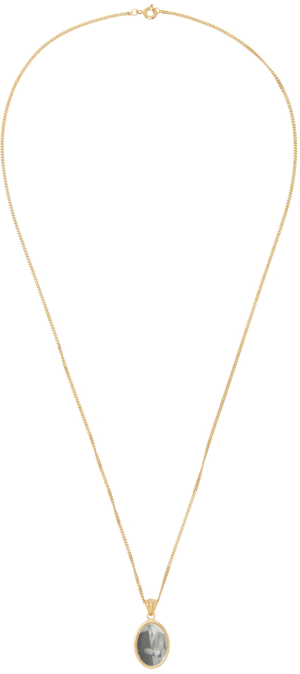 ERNEST W. BAKER GOLD ERNEST NECKLACE-