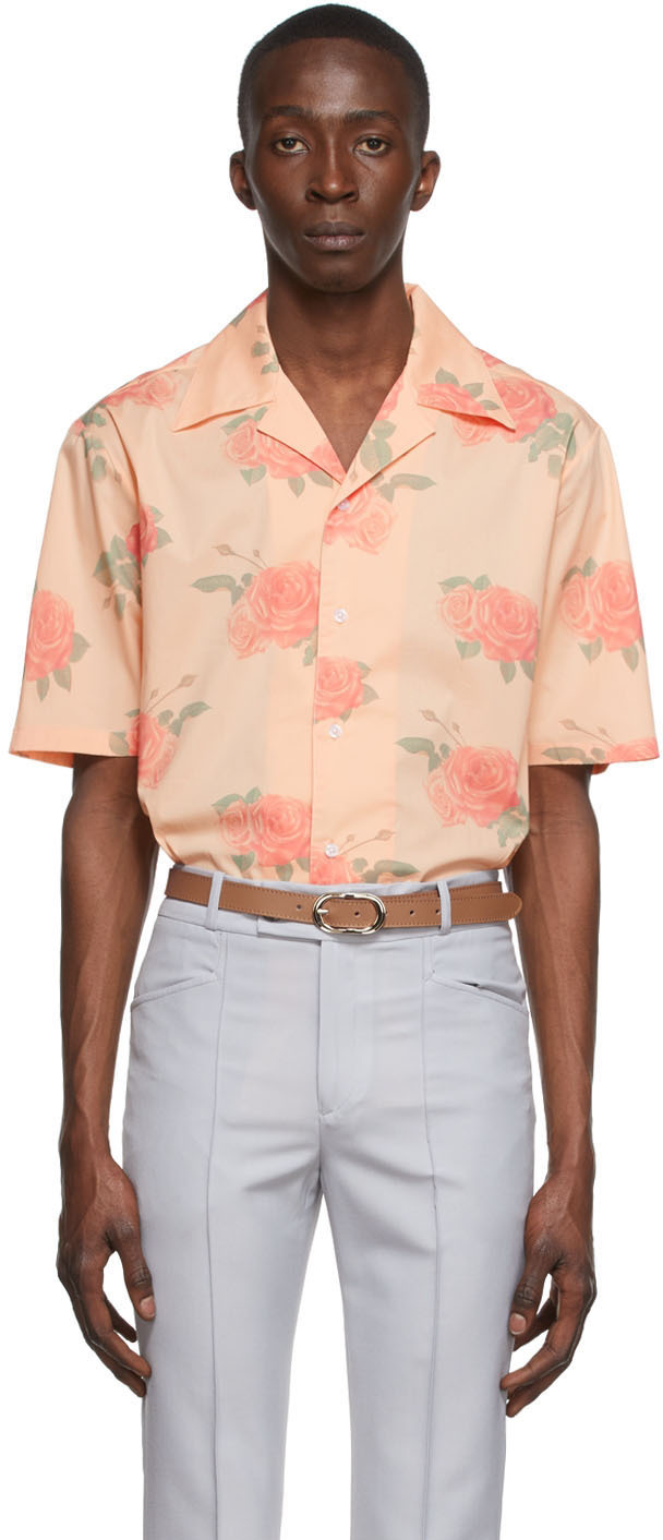 Ernest W. Baker Orange Cotton Shirt