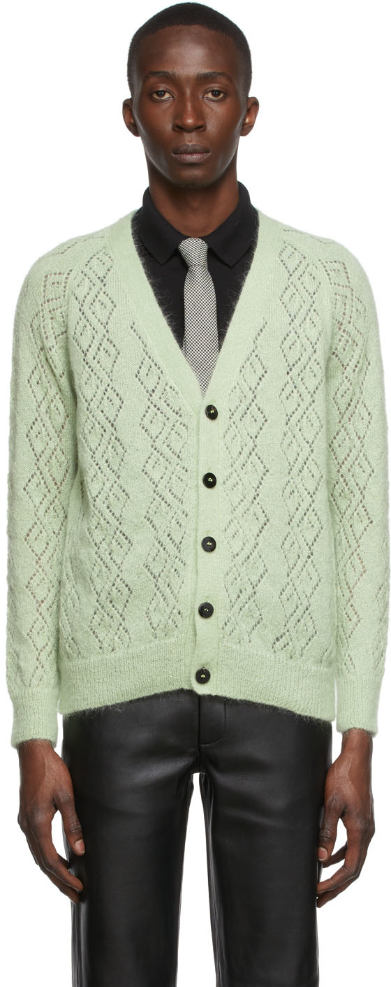 Baker Wool Ssense Exclusive Hearts Sweater for Men Ernest W Mens Clothing Sweaters and knitwear Zipped sweaters 