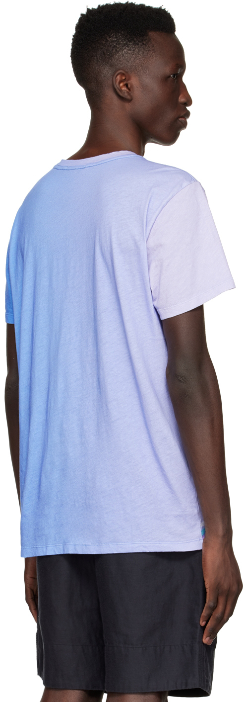 Isabel Marant Men's Enjoy What You Do Sunset T-shirt In Blue 30bu