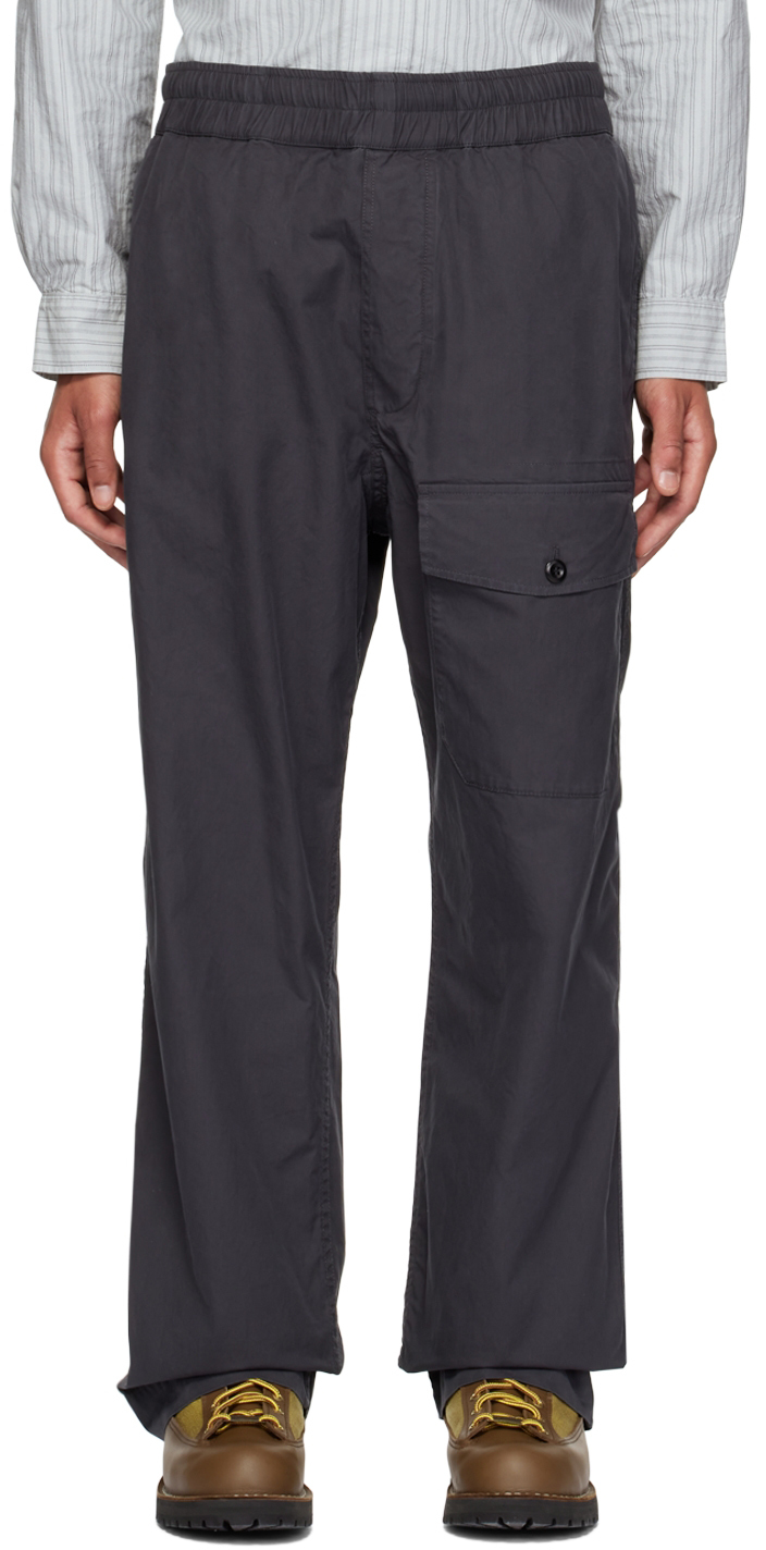 MHL by Margaret Howell: Gray Cotton Cargo Pants | SSENSE