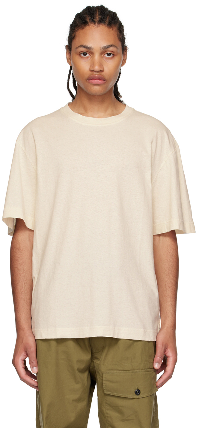 MHL by Margaret Howell: Off-White Organic Cotton T-Shirt | SSENSE