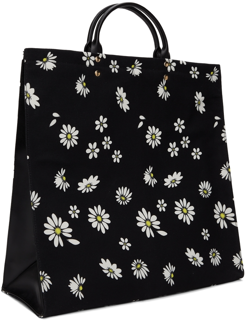 Rabanne Ssense Exclusive Black Graphic Cabas Tote In V130 A Definir