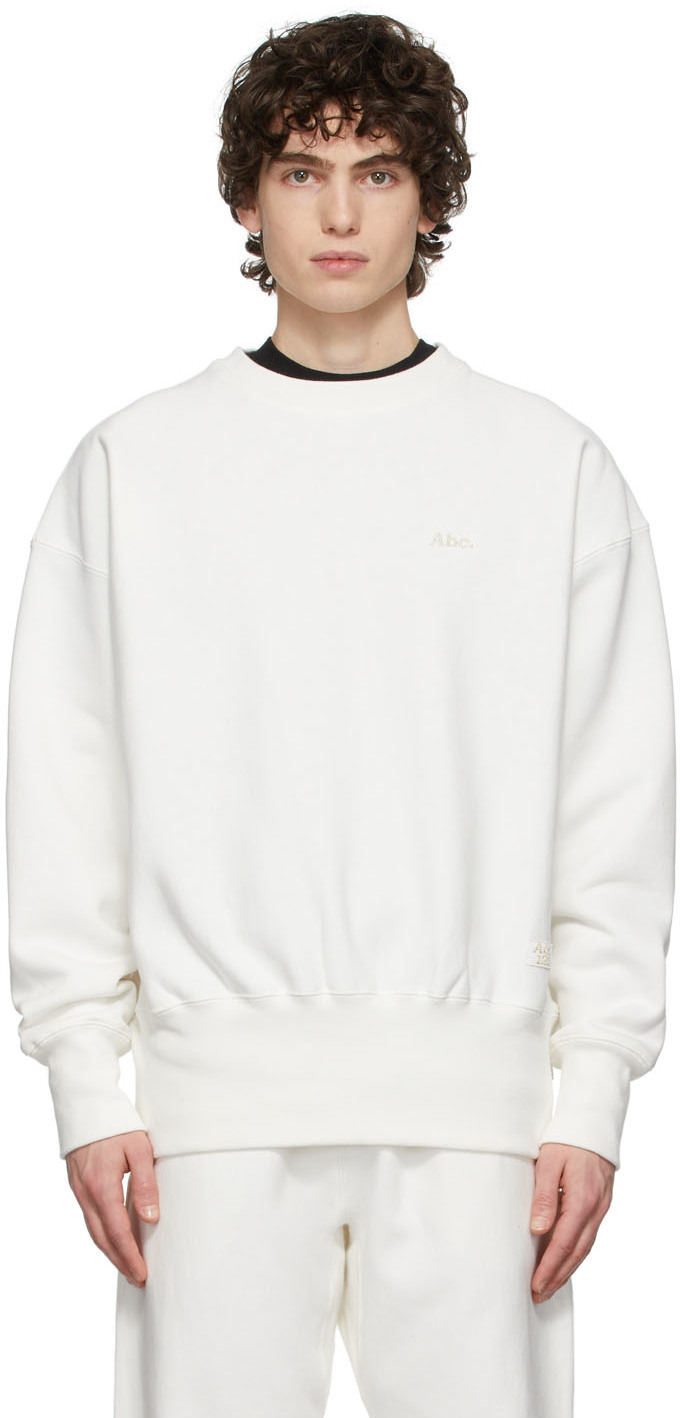 Advisory Board Crystals White Crewneck Sweatshirt