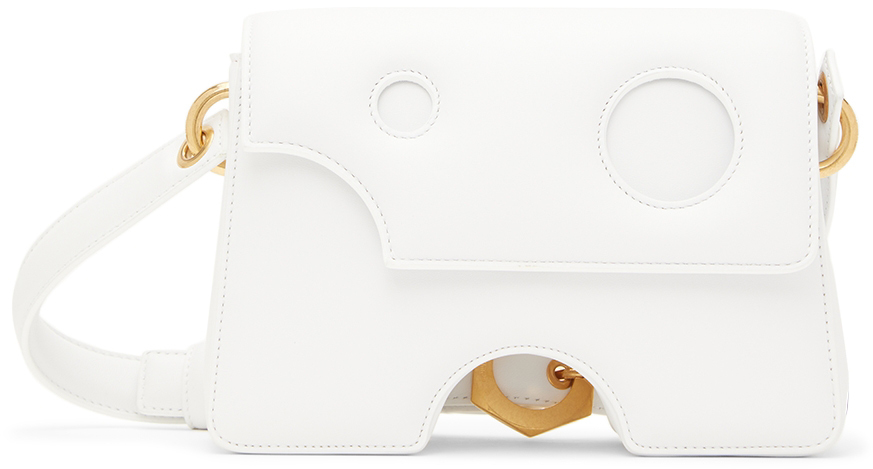 Off-White White Burrow 22 Shoulder Bag