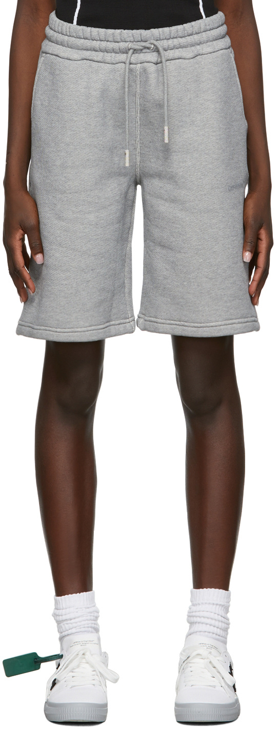 Short en jean Jean Off-White c/o Virgil Abloh en coloris Blanc Femme Vêtements Shorts Shorts fluides/cargo 