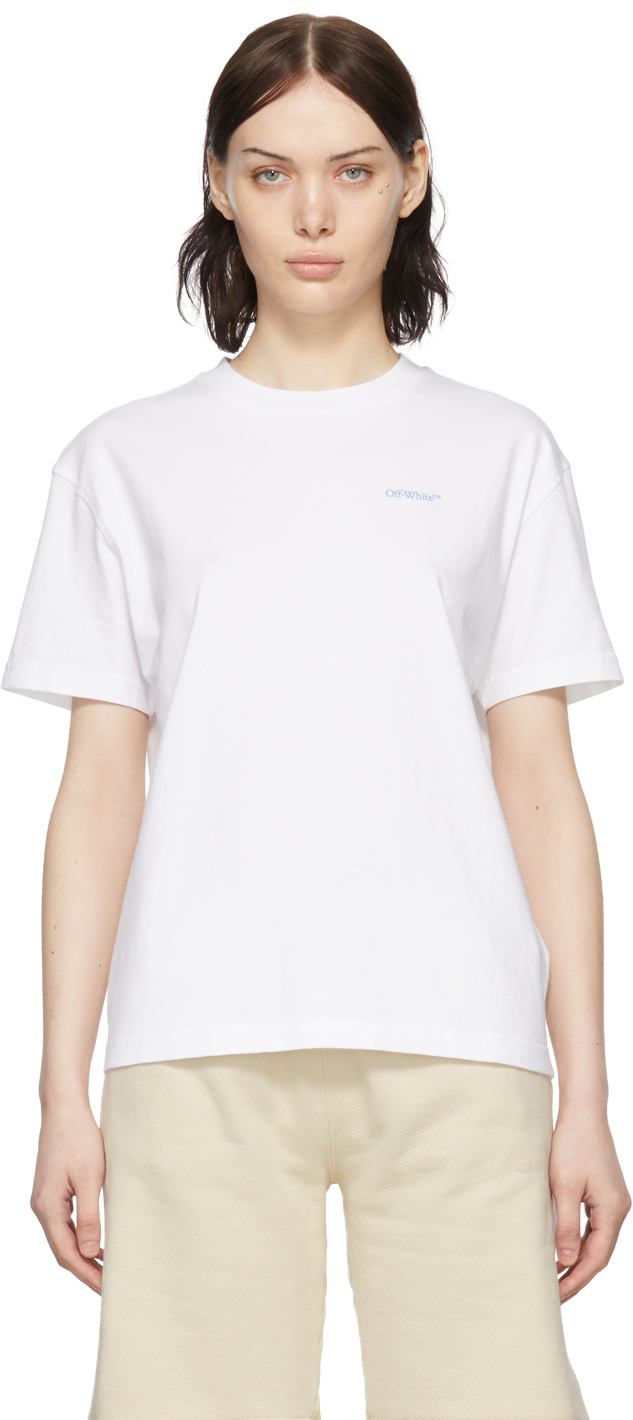 Off-White White Cotton T-Shirt