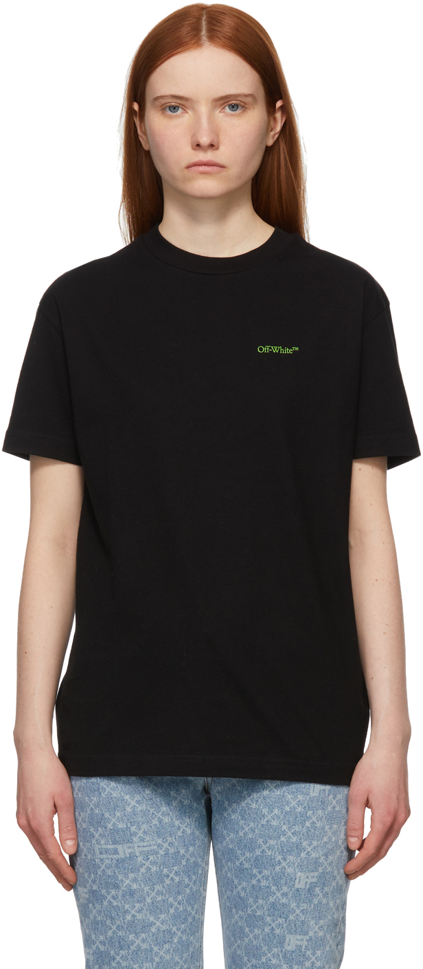 Off-White Black Blurred Arrow T-Shirt