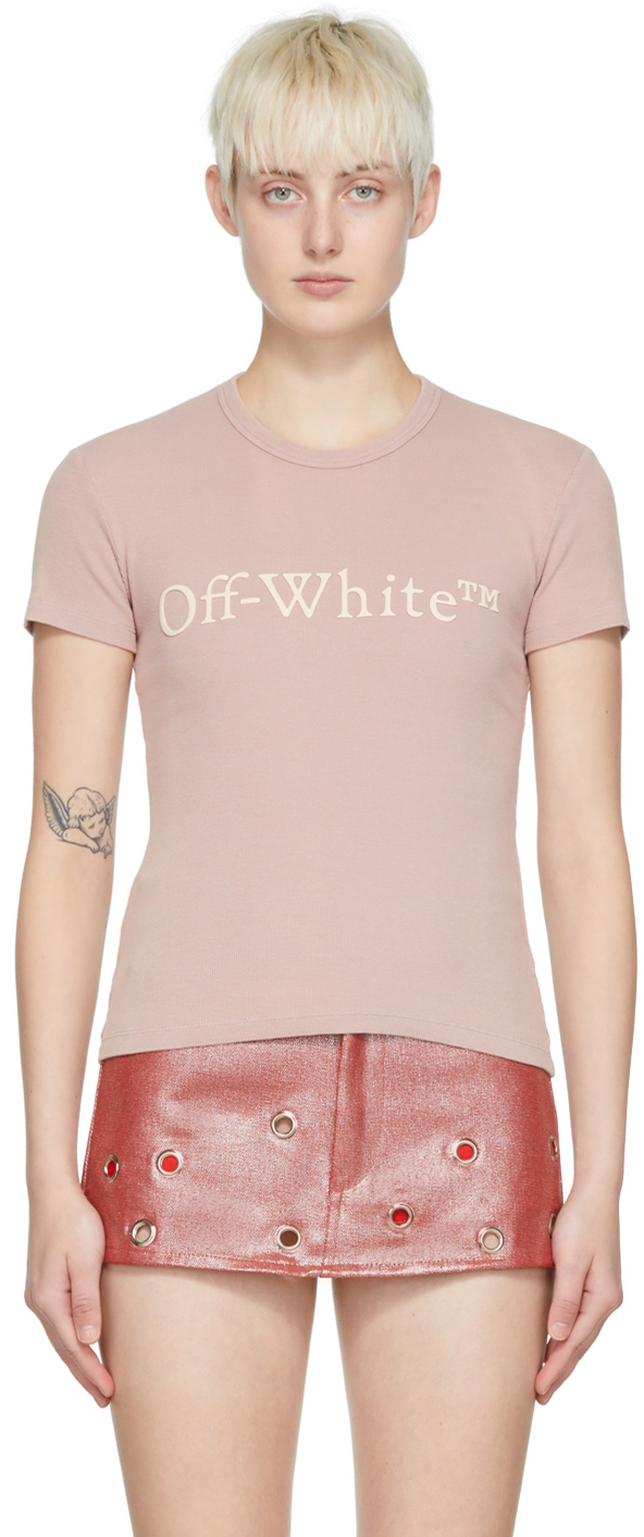 Off-White Brown 'Laundry' T-Shirt
