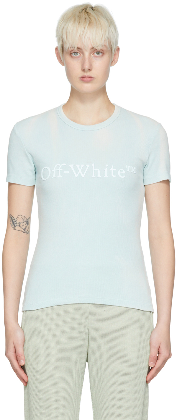 Off-White Blue 'Laundry' T-Shirt