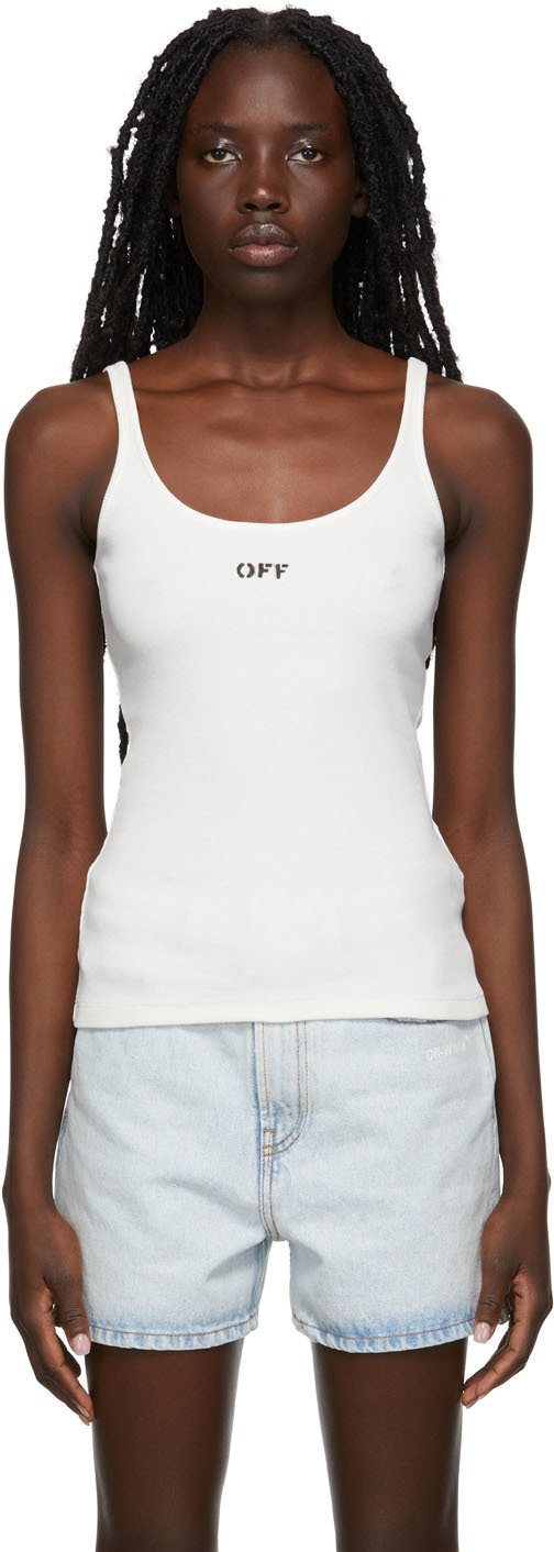 off white tank top