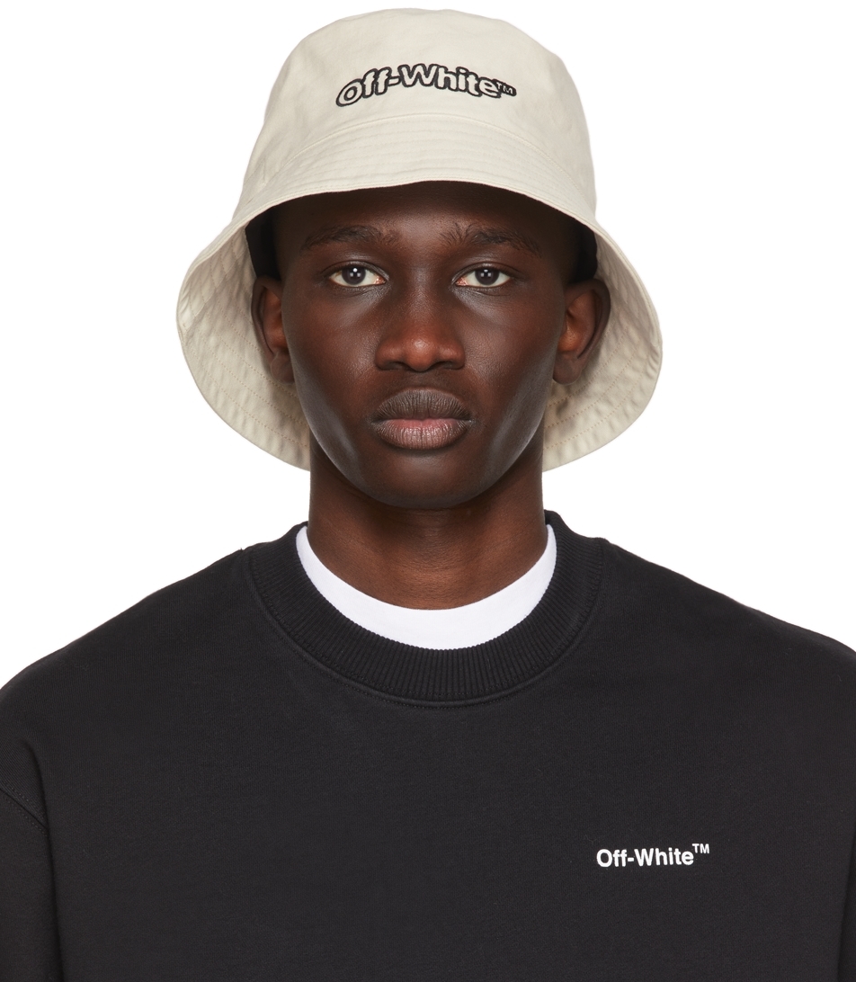 Off-White: Off-White Blur Bucket Hat | SSENSE
