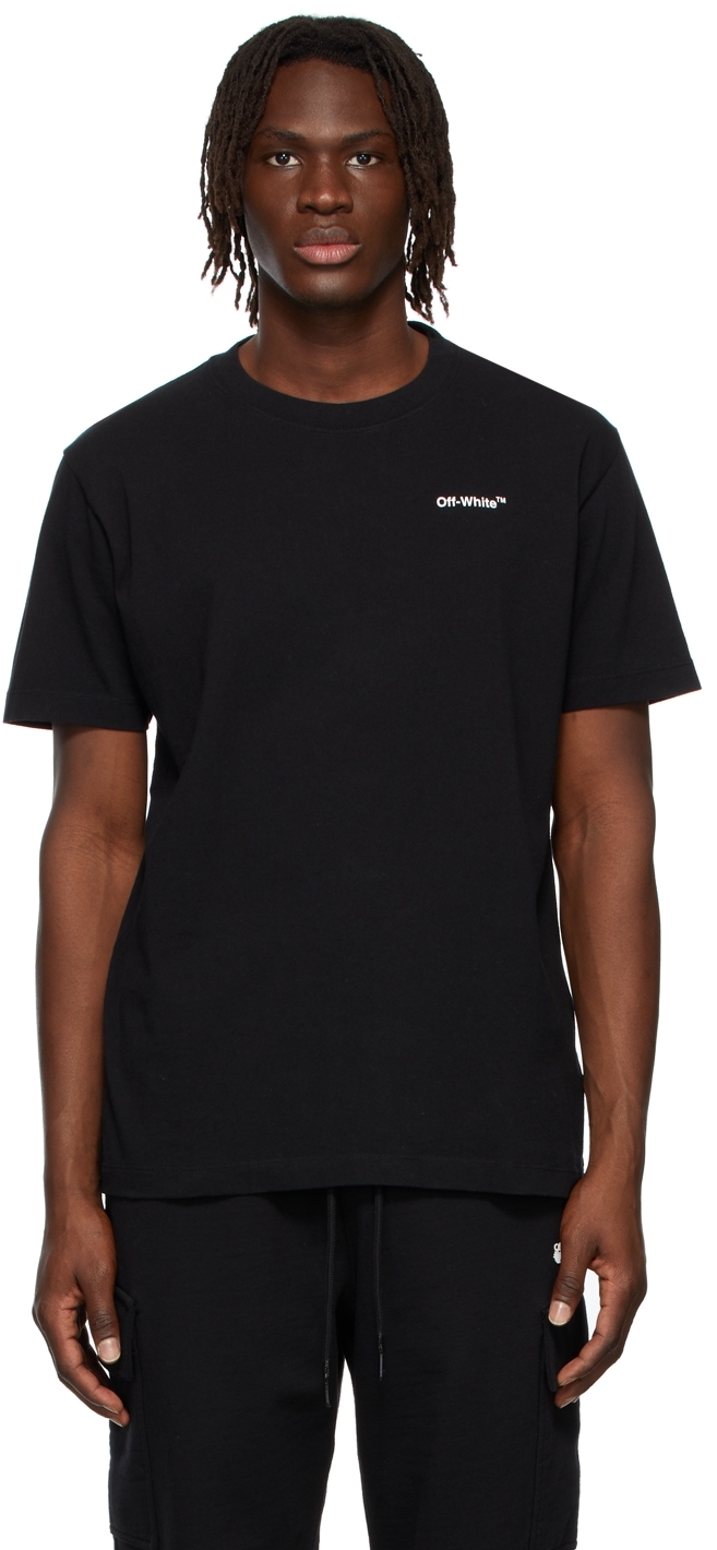 Off-White Black Caravaggio Arrows Slim T-Shirt