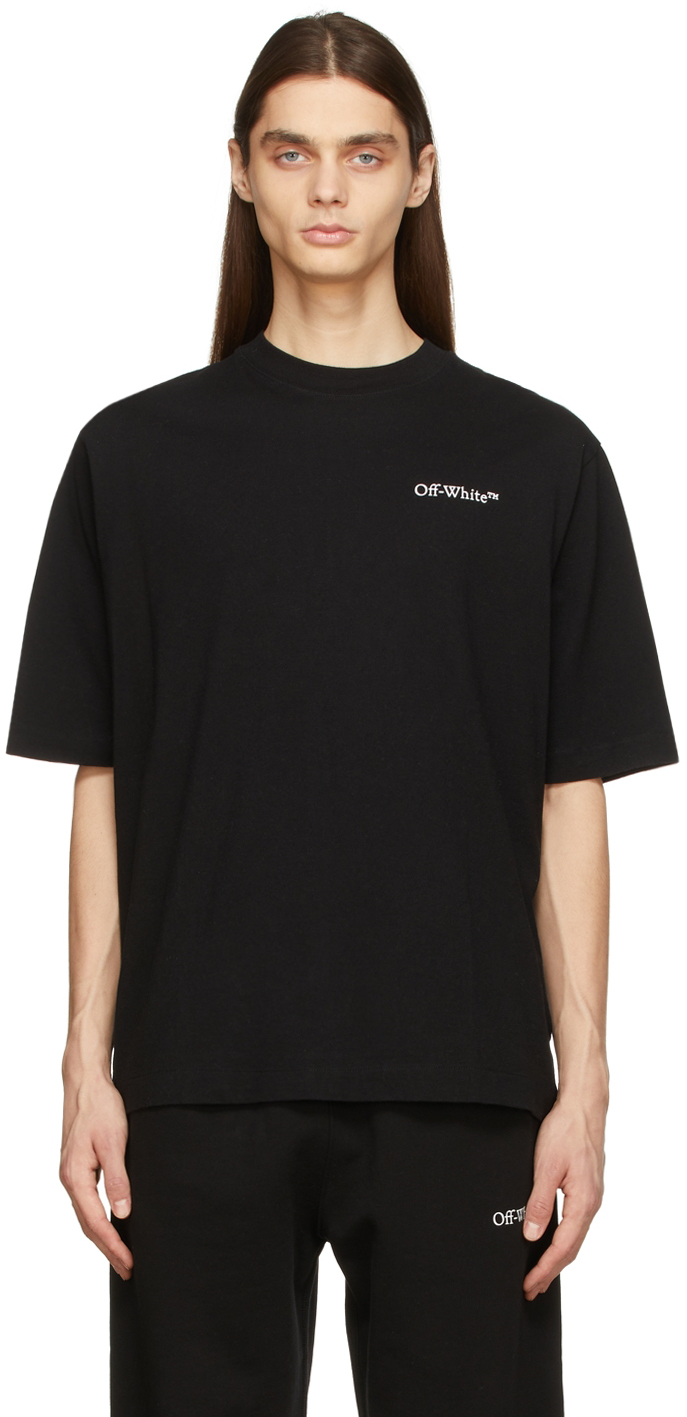 Off-White Black Caravaggio Crowning Skate T-Shirt