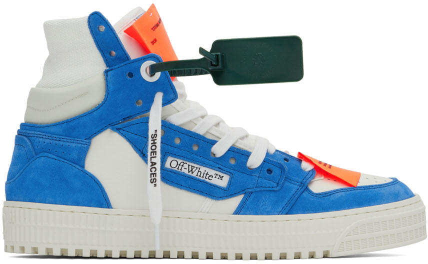 Ssense Donna Scarpe Sneakers Sneakers alte Off-White & Blue SL24 High-Top Sneakers 