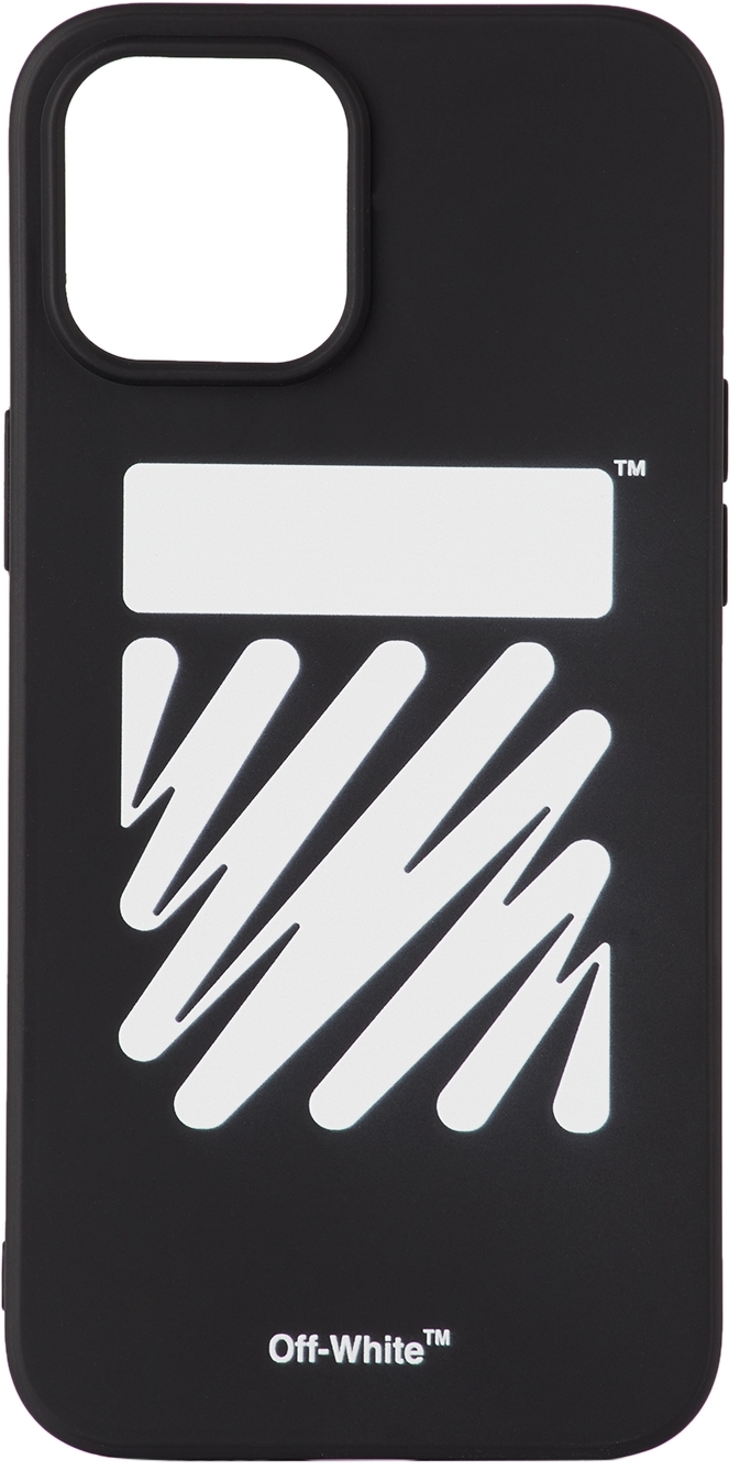 Ssense Accessori Custodie cellulare e tablet Custodie per cellulare Black & White Diag iPhone 12 Pro Max Case 