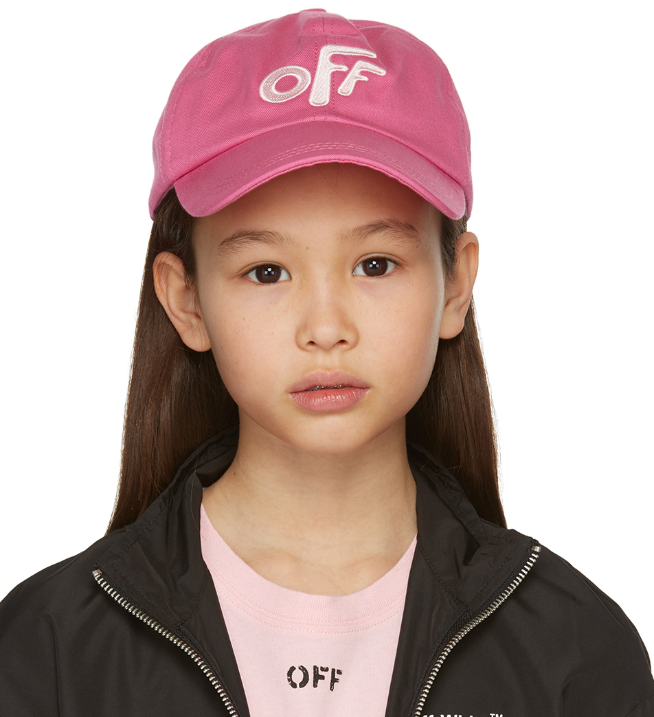 off white hat pink