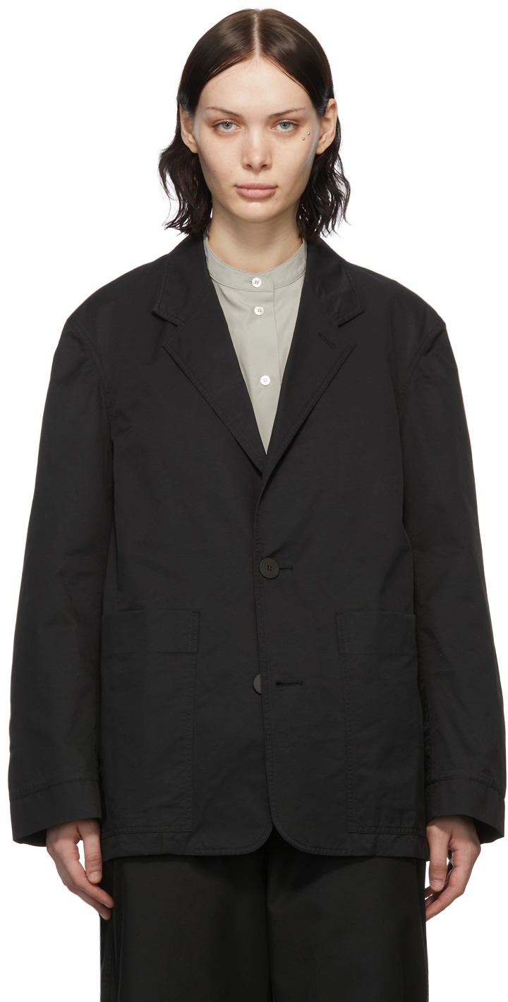 Studio Nicholson: Black Conde Blazer | SSENSE UK