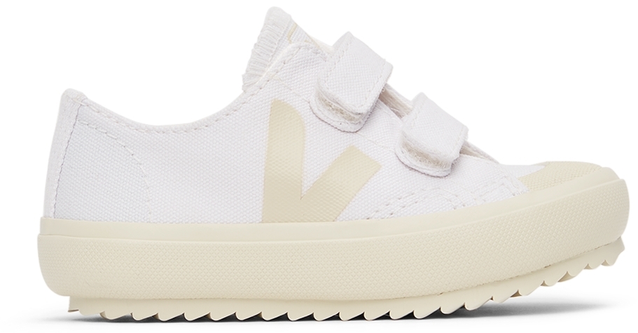 VEJA Baby White Canvas Ollie Sneakers