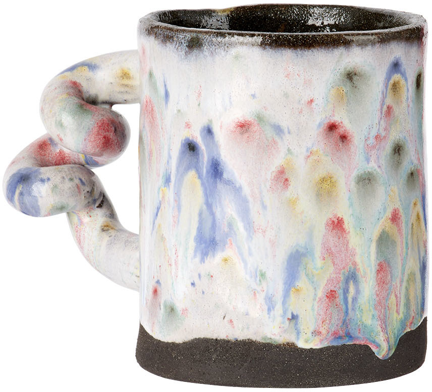 Harlie Brown Studio Black Og Wiggle Ceramic Mug In Black Og