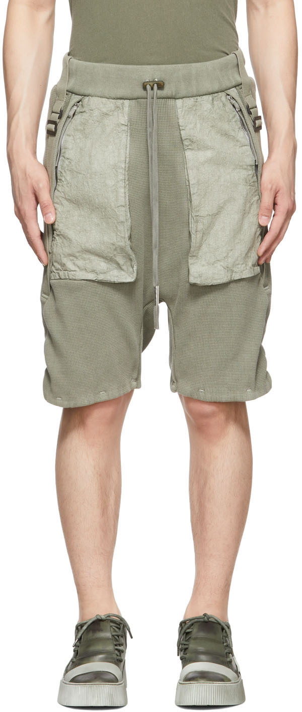 SSENSE Exclusive Green Cotton Shorts