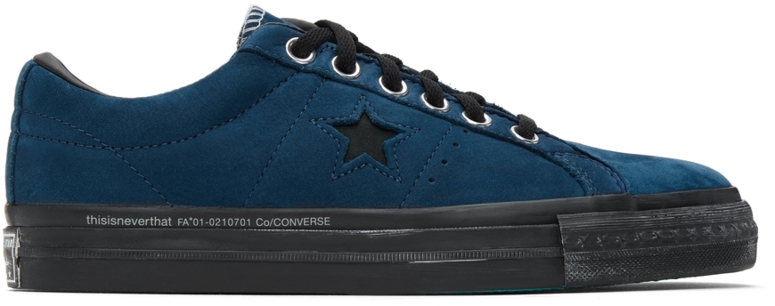 thisisneverthat: Blue Converse Edition One Star Low Sneakers | SSENSE Canada